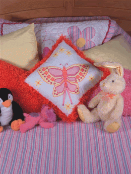 (image for) Learn to Stitch Butterfly Pillow