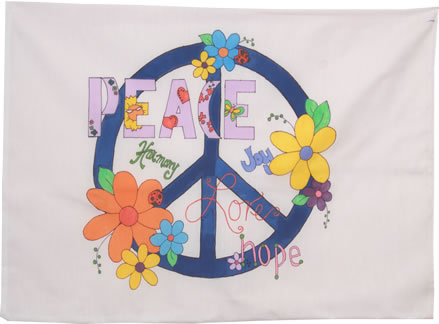 (image for) Just Color-It Peace Sign - Click Image to Close