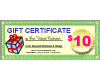 (image for) Gift Certificate $ 10.00 - Click Image to Close